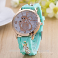 buy watches in china fashion cheap silicone jelly band watches ladies, women watch